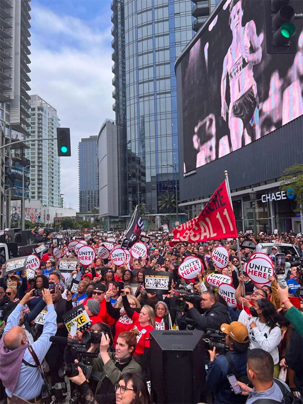 Amid a Housing Crisis, a Rally of Thousands of Workers Demands Livable Wages