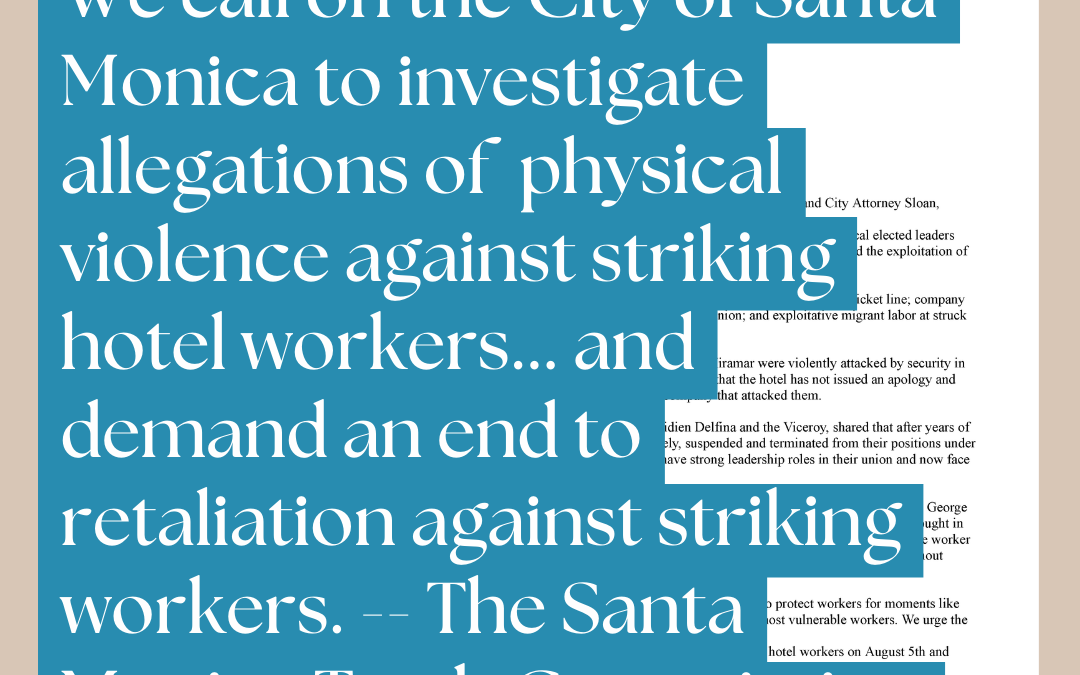 Truth Commission Appeals to Santa Monica City Council, City Manager and City Attorney