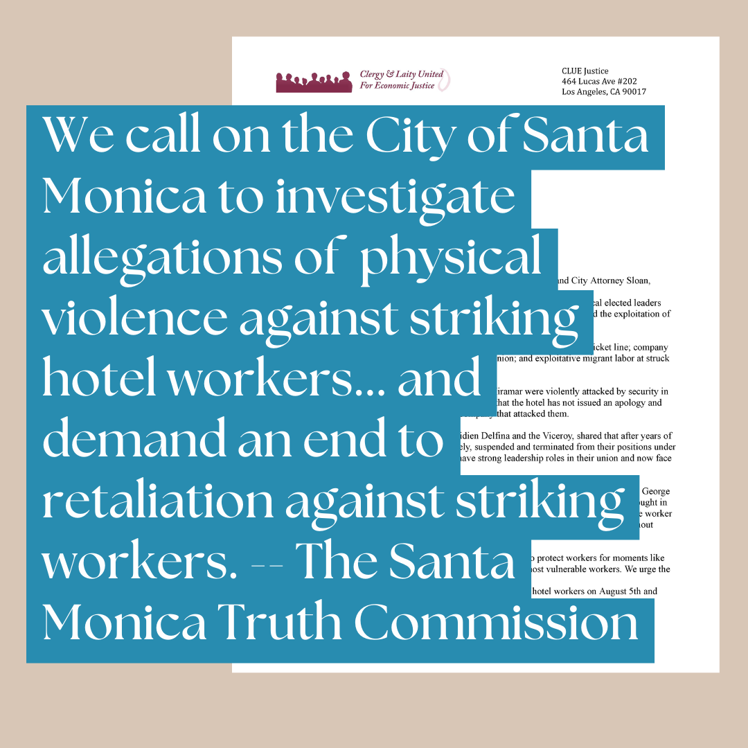 Truth Commission Appeals to Santa Monica City Council, City Manager and City Attorney