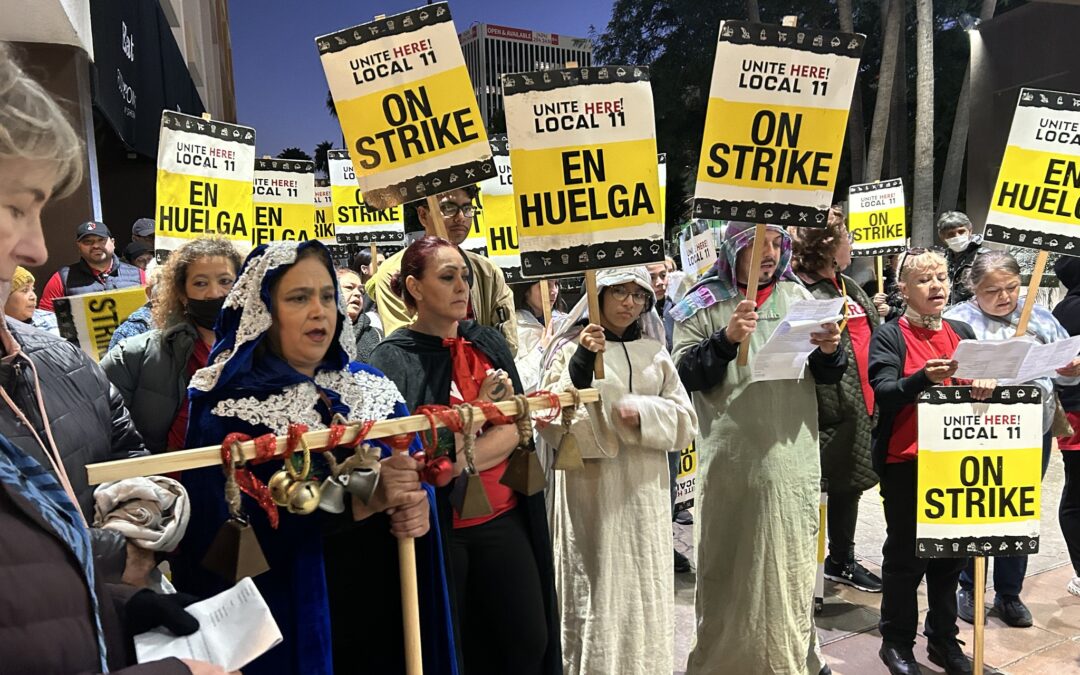 January 2024 – Sacred Solidarity Scoreboard in the Hospitality Workers Campaign