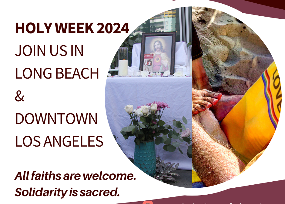 2024 Holy Week Actions and Observances