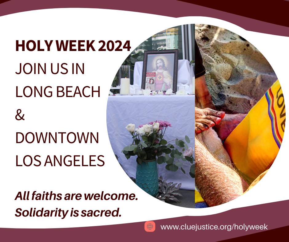 2024 Holy Week Actions and Observances