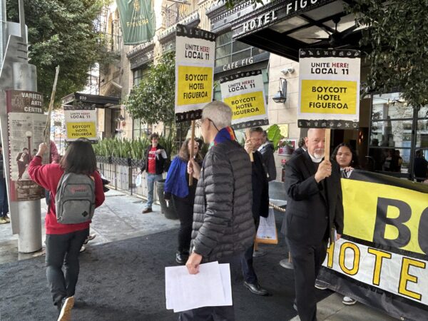Call for Boycott of Hotel Figueroa