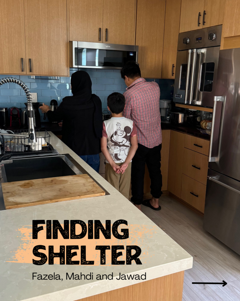 Finding Shelter: Fazela, Mahdi and Jawad